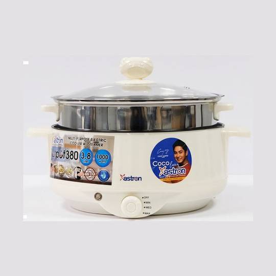 ASTRON HOT POT 380 3.8 L. MULTIPURPOSE COOKER WITH STEAMER Alson s Trading