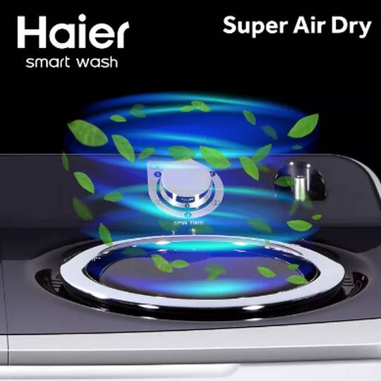 air dry in haier washing machine