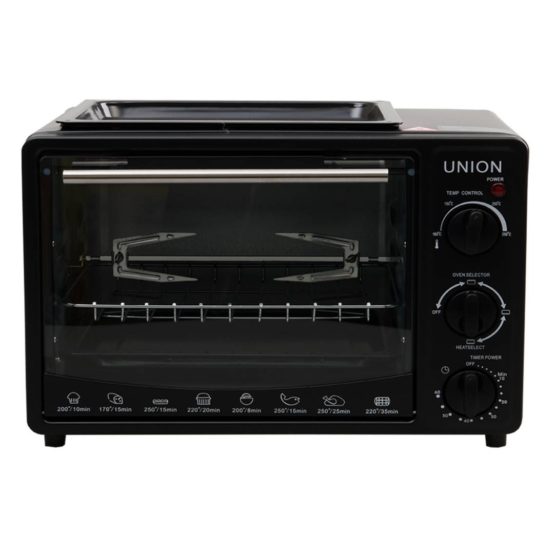 [UNION] UGEO1820 ; 18.0 L ELECTRIC OVEN WITH ROTISSERIE AND TOP TRAY